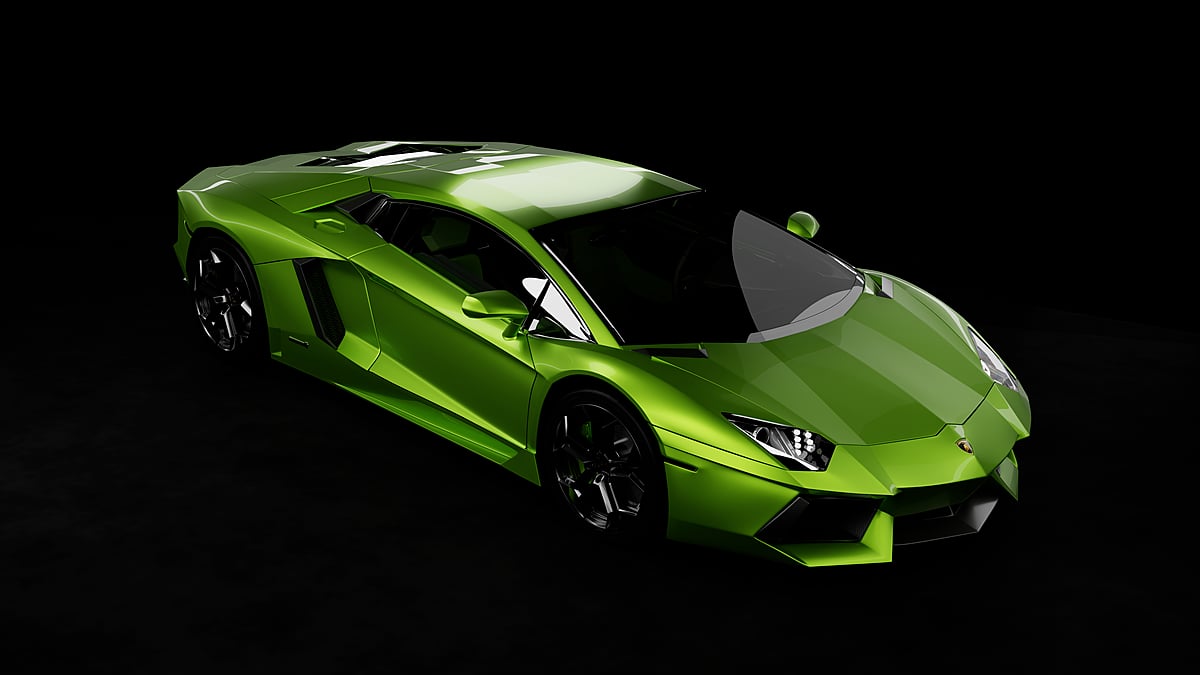 Neon green supercar detailed by SB & Auto Detail
